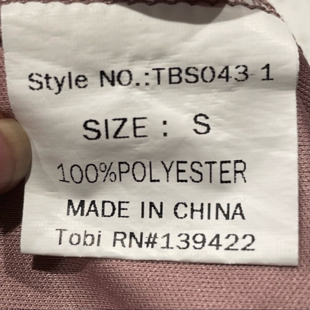 TOBI- plunging v neckline, romper, lightweight, size s - Picture 4 of 8